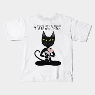 cat and mouse Kids T-Shirt